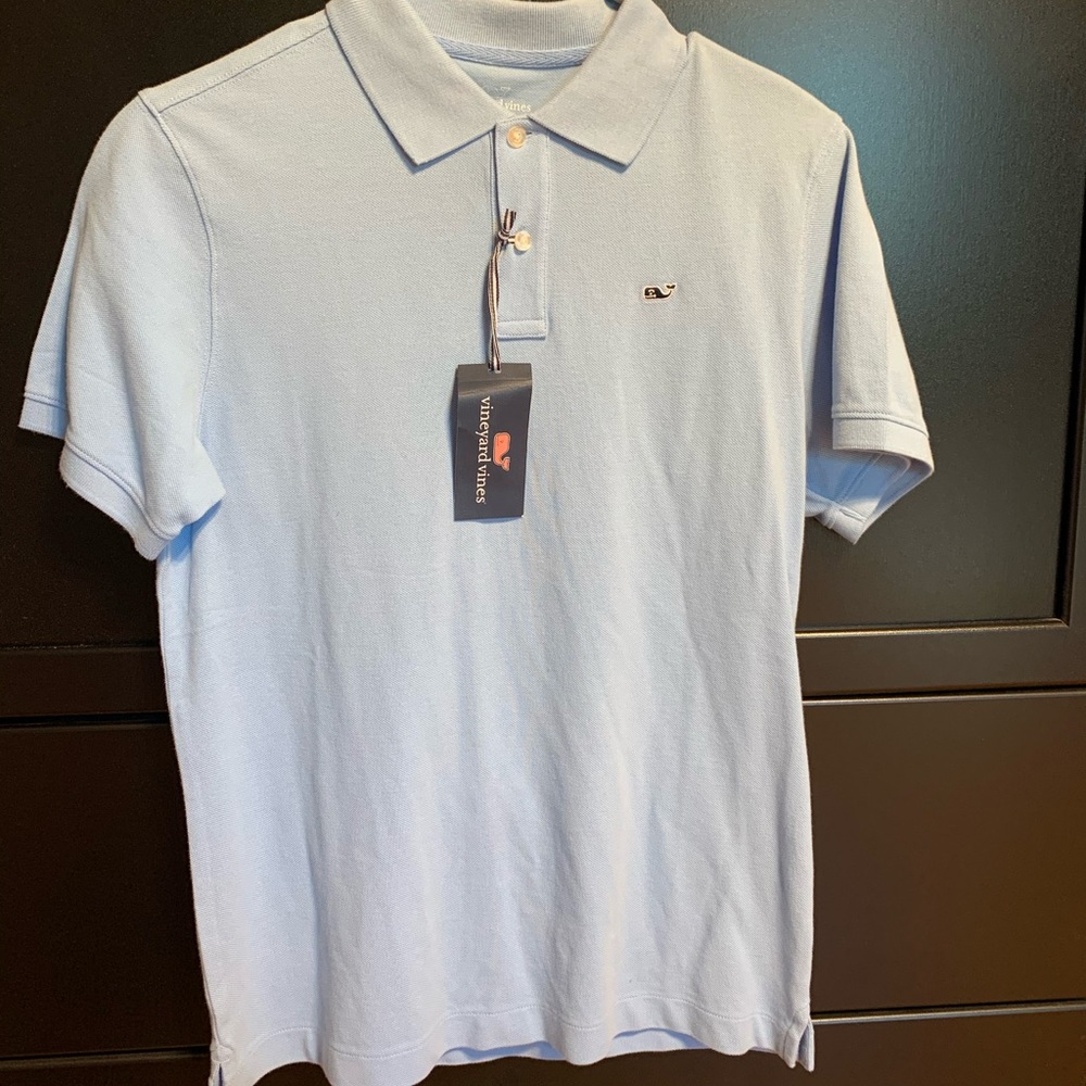 NWT Light Blue Vineyard Vines Polo